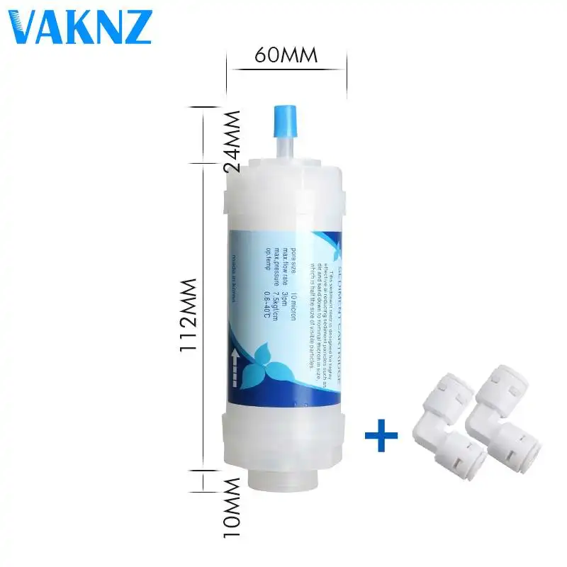 6mm out and fitting Vaknz Смарт биде сиденье для унитаза фильтр для воды удаления ржавчины фильтр для кухни фильтрации воды очиститель передний фильтр - Цвет: 6mm out and fitting