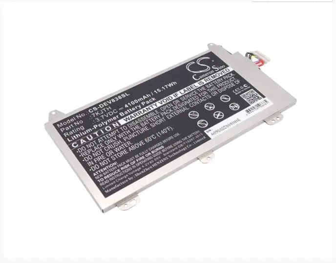 Аккумулятор Cameron Sino 4100 мАч для планшета DELL Venue 8 Pro 3845 7KJTH | Электроника