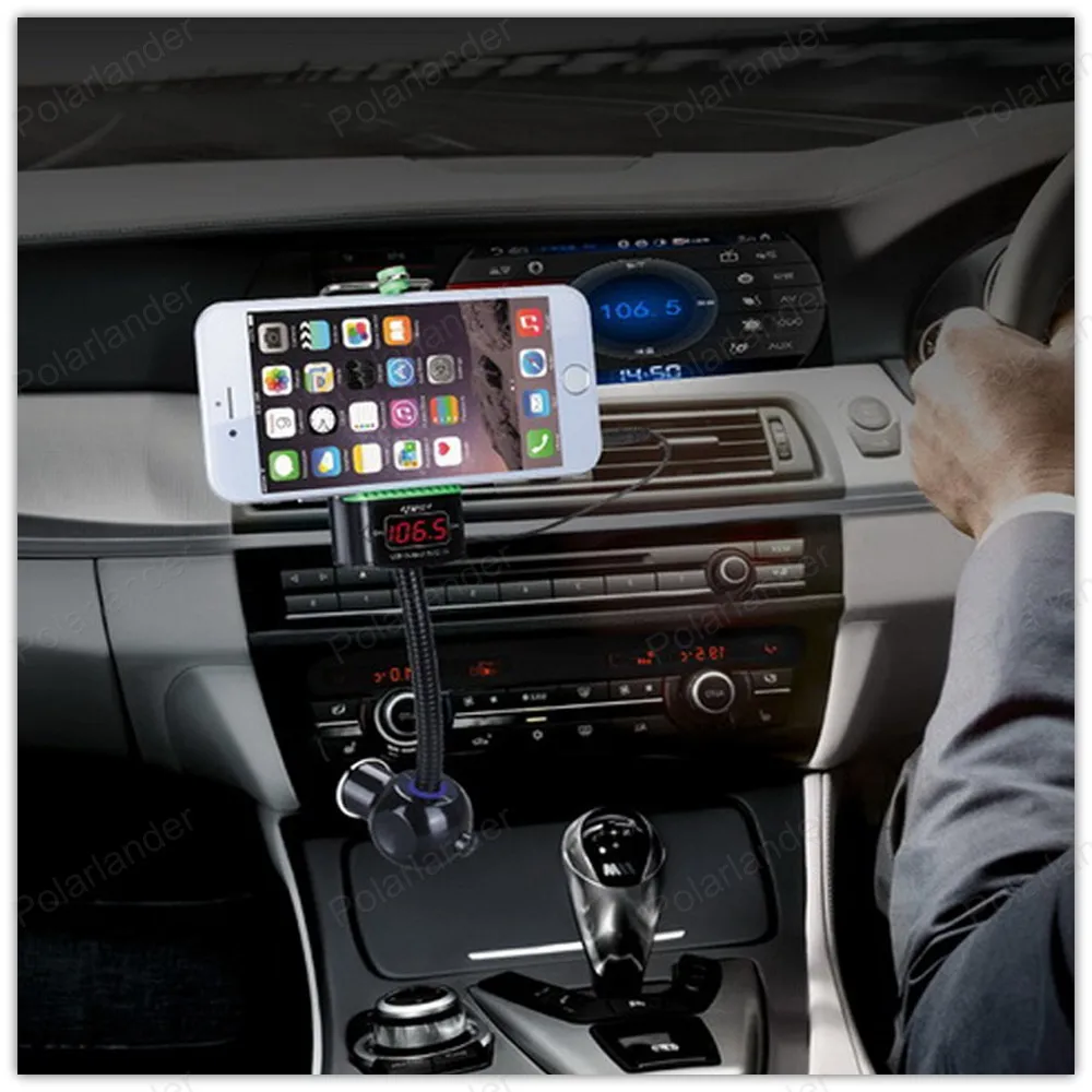 Многофункциональный Bluetooth автомобильный комплект зажим для мобильного телефона