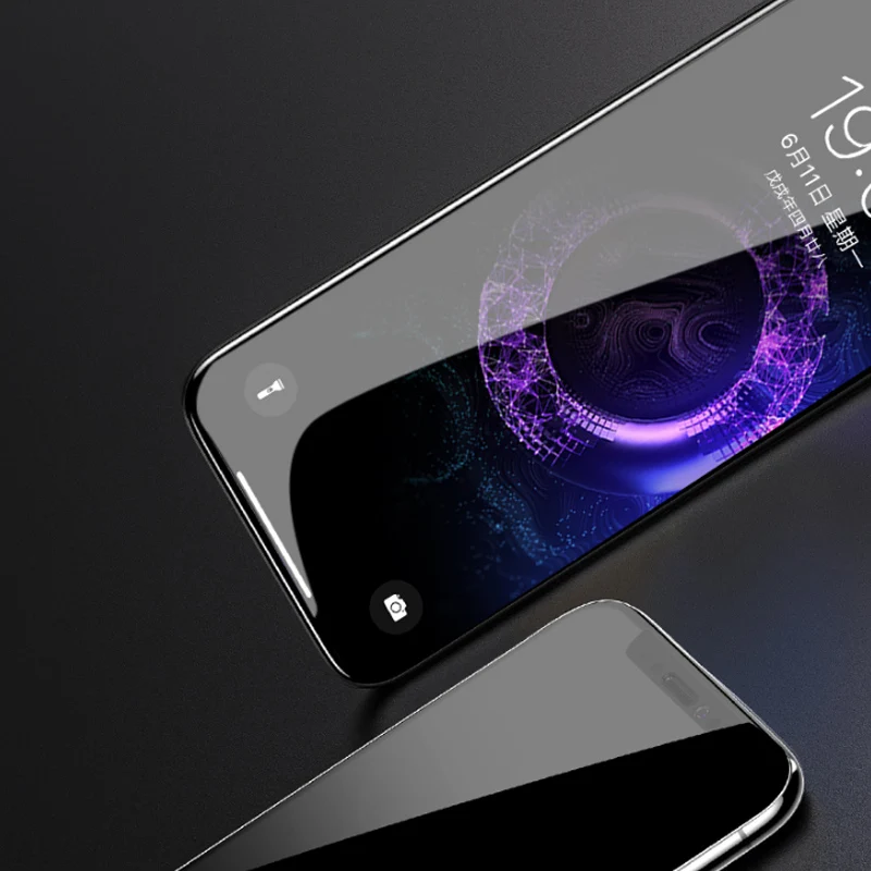 Benks тонкий 0,3 мм Полное покрытие закаленное стекло для iPhone XS 5," XR 6,1" HD анти Blu Ray Защитная пленка для экрана для XS MAX Plus 6,5"