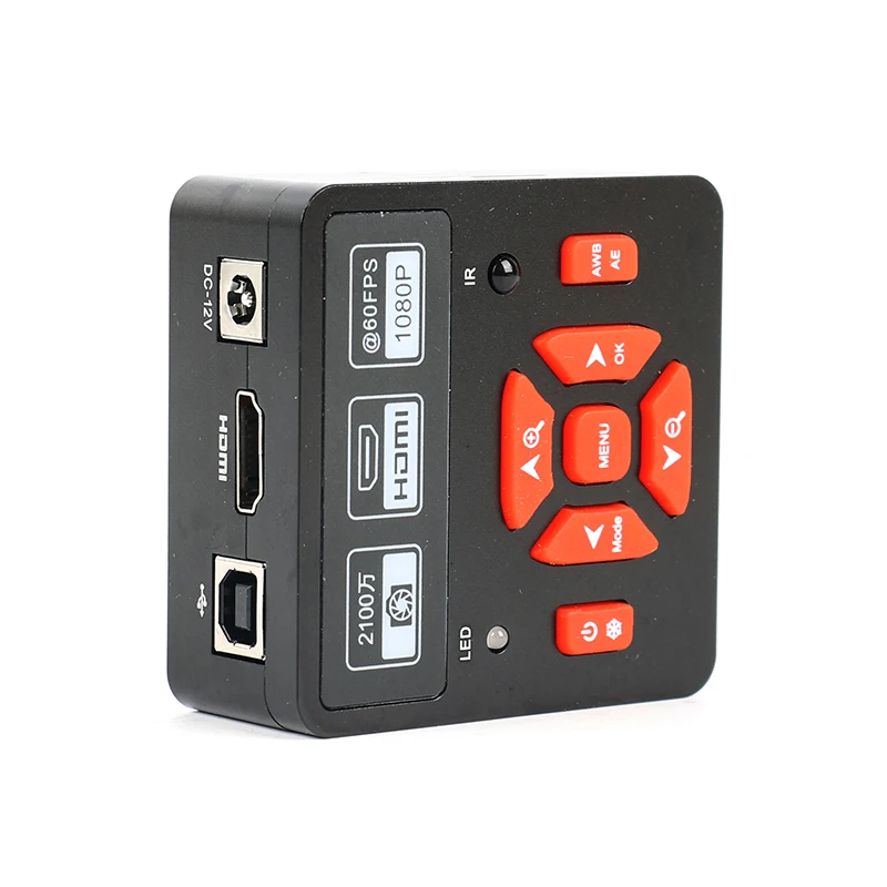 21MP HD 1080P 60FPS HDMI USB Цифровая видеокамера промышленный микроскоп + 130X объектив с