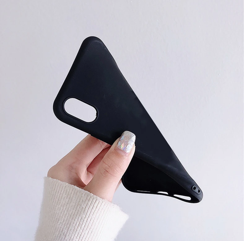 black Мультяшный чехол для samsung Galaxy J7 Prime A6 A7 A8 A9 J4 J6 S8 S9 S10 плюс Note 8 9 A40 A70 A30 A10 накладка на заднюю панель из силикона и ТПУ - Цвет: black