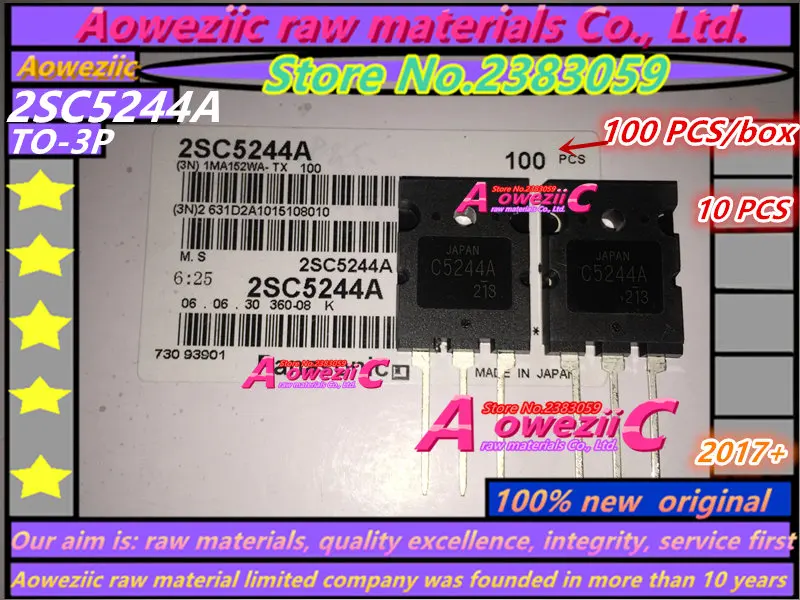Aoweziic 2017 + Тайвань производители 100% Высокое качество 2SC5244A C5244A 2SC5244 C5244 TO-264 HDTV линейная трубка 1600 в 30A