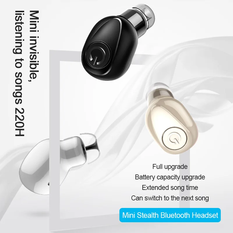 Бизнес в ухо V4.2 Bluetooth наушники беспроводные 3D стерео телефон Eaebud моно гарнитура