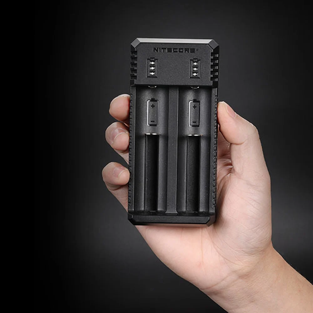 1 шт. Лучшая цена Новый NITECORE UI2 портативный двойной слот литий ионный аккумулятор