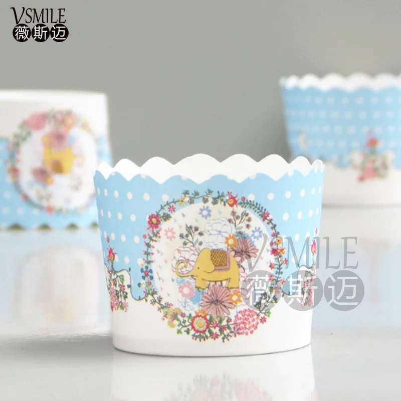 100 шт. розовая бабочка сердце слон белый горошек кошки динозавр цветы Сова