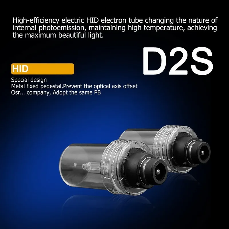 1 пара 35 Вт D2S/D2C HID Ксеноновые фары Сменные лампочки 4300K 5000K 6000K 8000K 10000K 12000K для