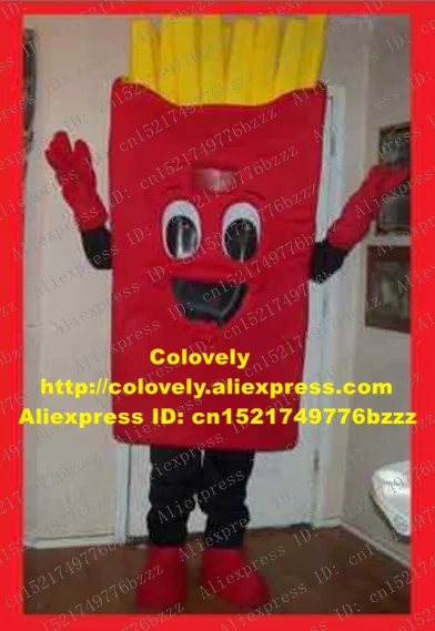 Костюм талисман сладкого красного картофеля фри Mascotte жареные картофельные чипсы
