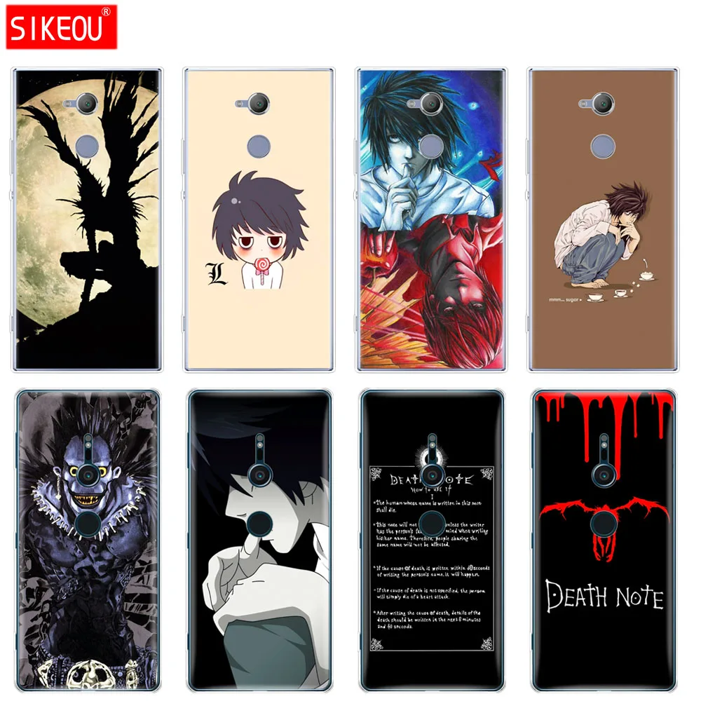 Силиконовый чехол для телефона sony xperia XA1 XA2 ULTRA PLUS L1 L2 XZ1 XZ2 compact XZ PREMIUM Anime Death