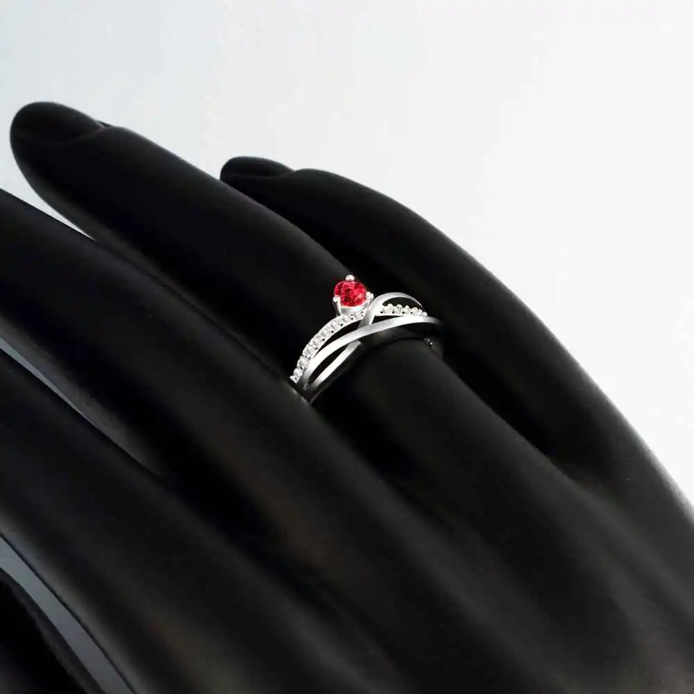 Новинка 2017 серебряное кольцо синий/красный/белый/фиолетовый корона anillos to. us bear