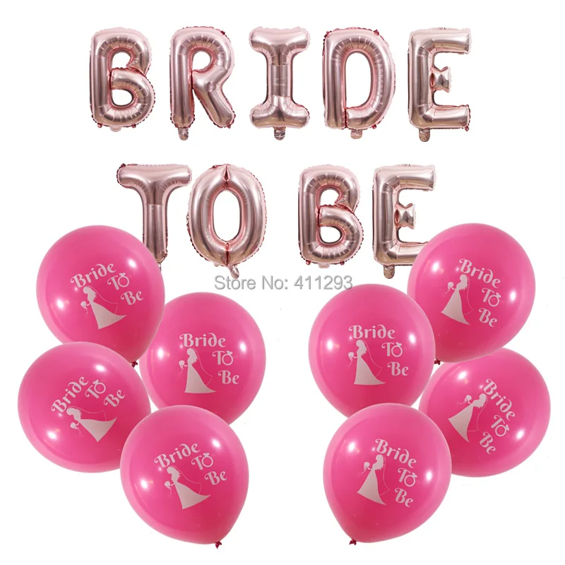 С надписью &quotbride to be&quot шар Свадебные праздничные шары девичник вечерние