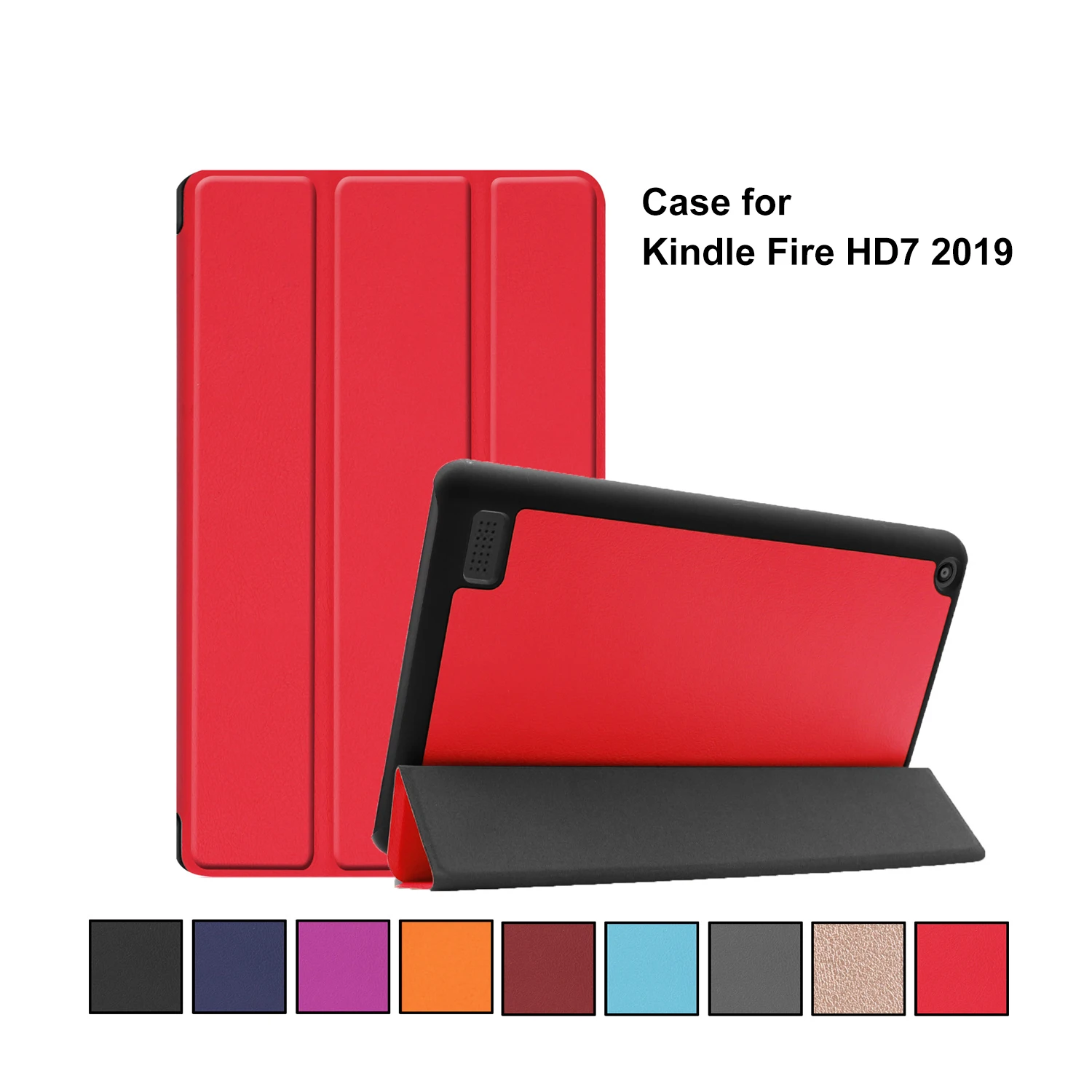 Магнитный смарт чехол Защитный для нового Amazon Kindle Fire HD 7 HD7 выпущенный планшет с