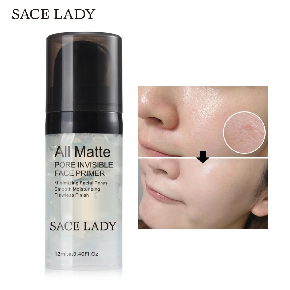 Купить 1 получить подарок SACE LADY праймер основа для макияжа невидимые поры матовая
