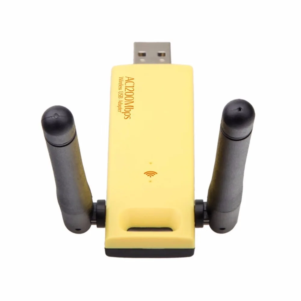 Беспроводной USB адаптер 1200 Мбит/с двухдиапазонный 5 ГГц 2,4 ГГц адаптер 802.11ac RTL8812BU чипсет антенный ключ мини USB Сетевая карта