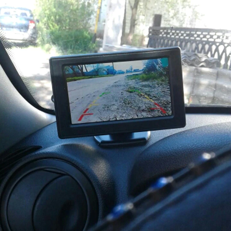 Blchc 2в1 система парковки автомобиля Комплект 4 3 &quotTFT LCD цветной монитор заднего