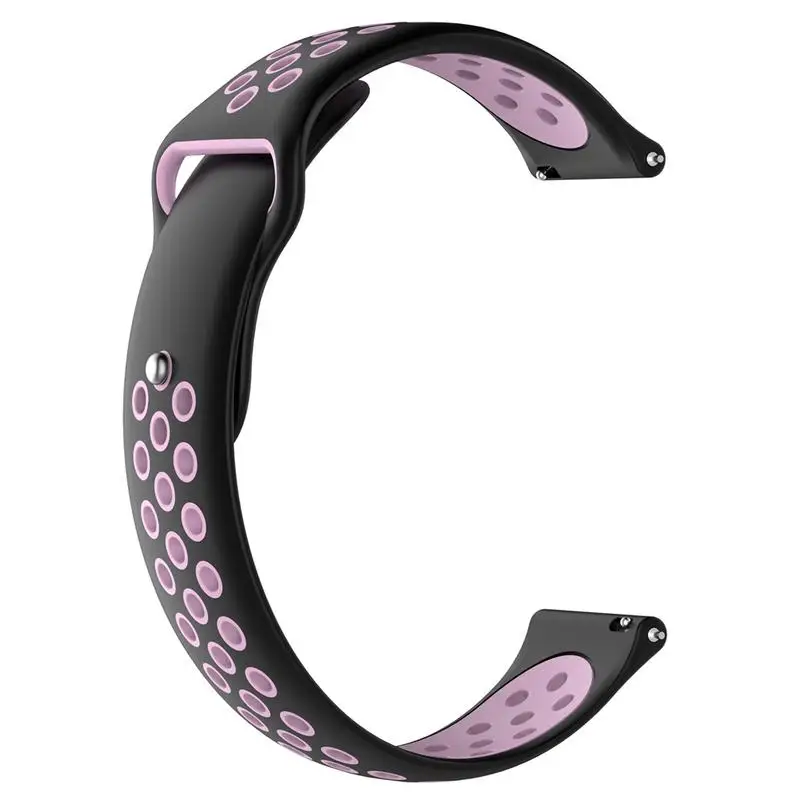 C Горячая Распродажа силиконовый спортивный кожаный ремешок для часов Huami Watch Band Amazfit Bip A1608 спортивный браслет 42 мм 38 мм ремешок для часов - Цвет: C