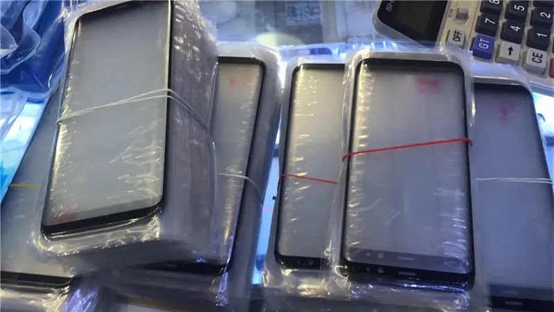 10 шт./лот для Samsung S8 s8Plus передний внешний экран стеклянная линза Замена galaxy s8plus