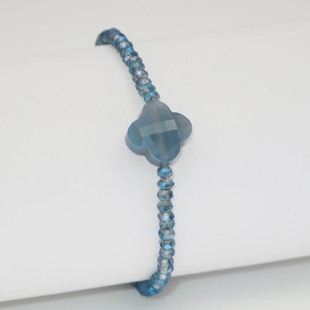 FORIS модные ювелирные изделия Четырехлистный Клевер Шарм подходящий бусины