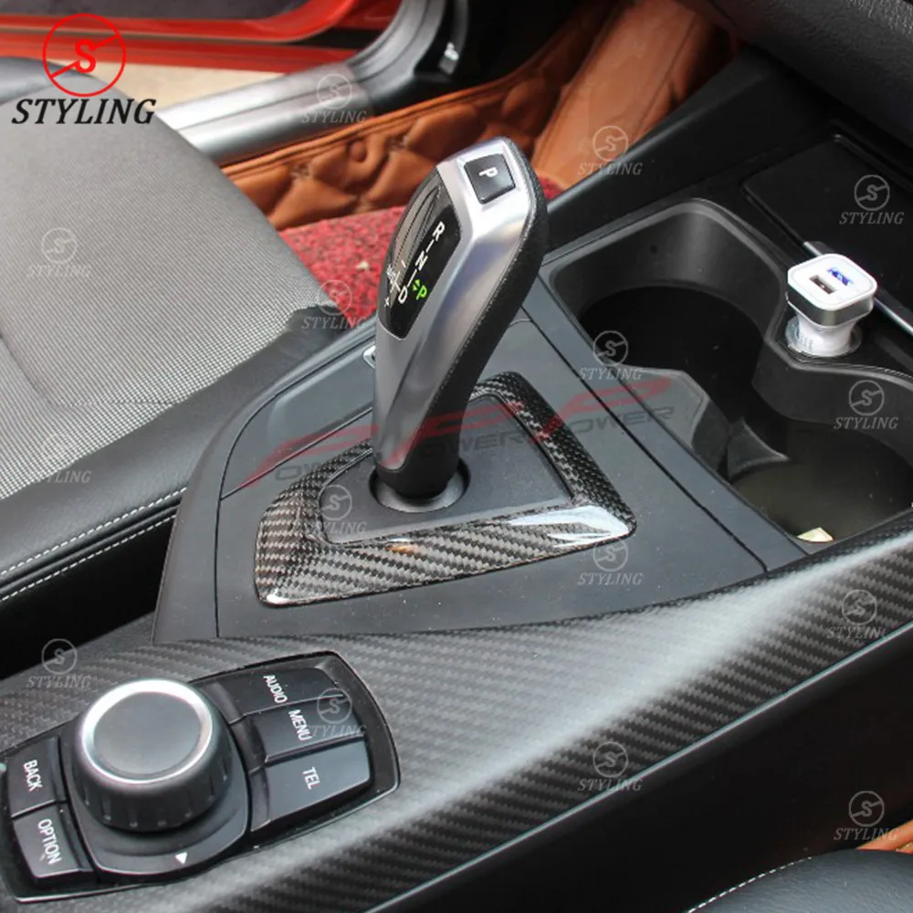 F30 F36 углеродный чехол для рычага переключения передач BMW F20 F21 F32 F22 F10 F12 F25 F26 F01