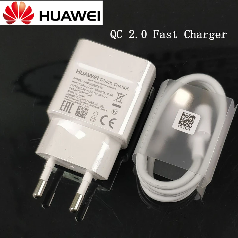 HUAWEI P20 lite зарядное устройство оригинал 9V2A быстрая зарядка настенный адаптер usb type