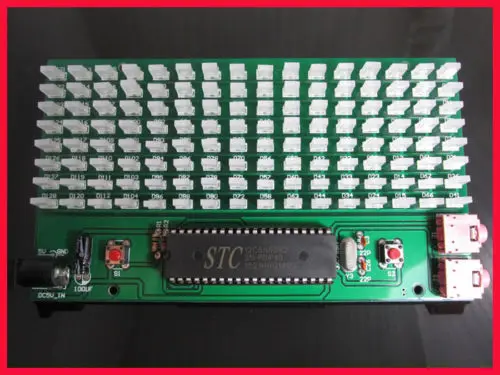 RGB 8*16 аудио светодиодный измеритель уровня дисплей анализатор спектра ритм DIY diys