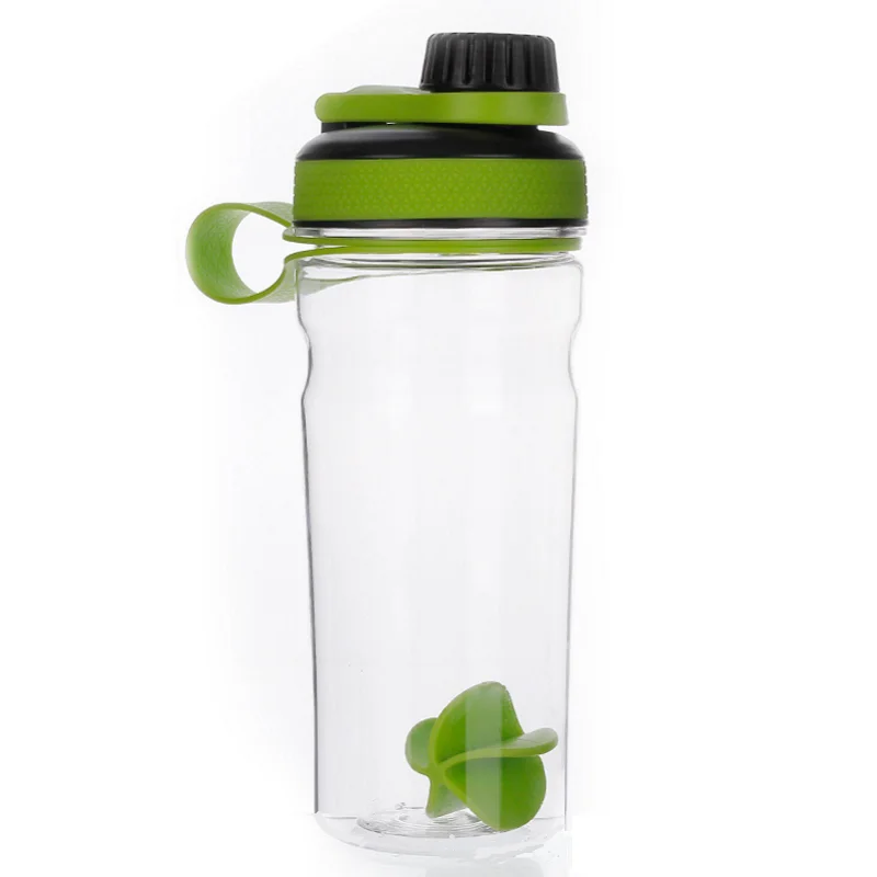 600 мл Спортивная шейкер бутылка с шарик венчиком тренажерный зал сывороточный