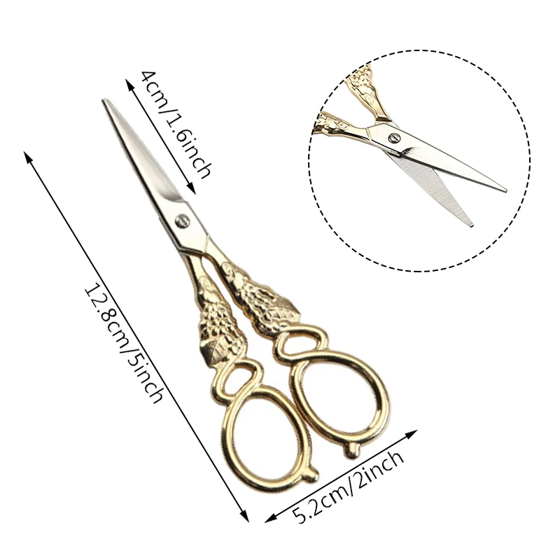 LMDZ европейские ретро ножницы для шитья винтажные Ручные Швейные золотые