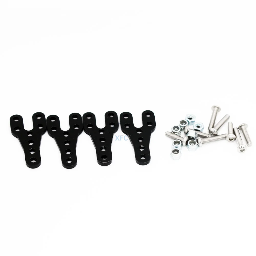 1set Metal Black Shock Mount Lift Kit For 1/10 RC Crawler Car Axial SCX10 SCX-10 | Parts &amp Accs