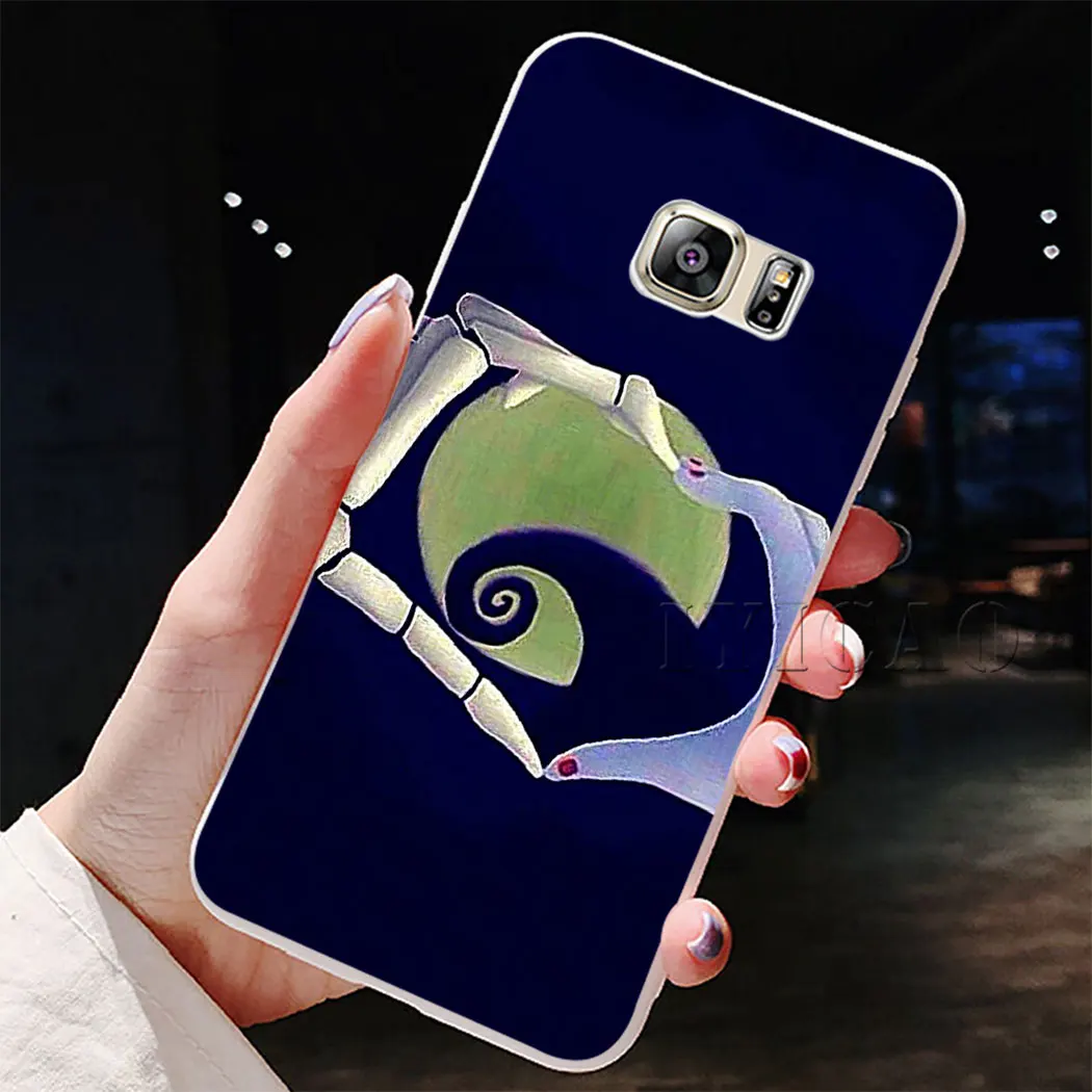 Жесткий чехол с рисунком Кошмар перед Рождеством для Samsung Galaxy S10e S10 S9 S8 Plus S6 S7 Edge Note