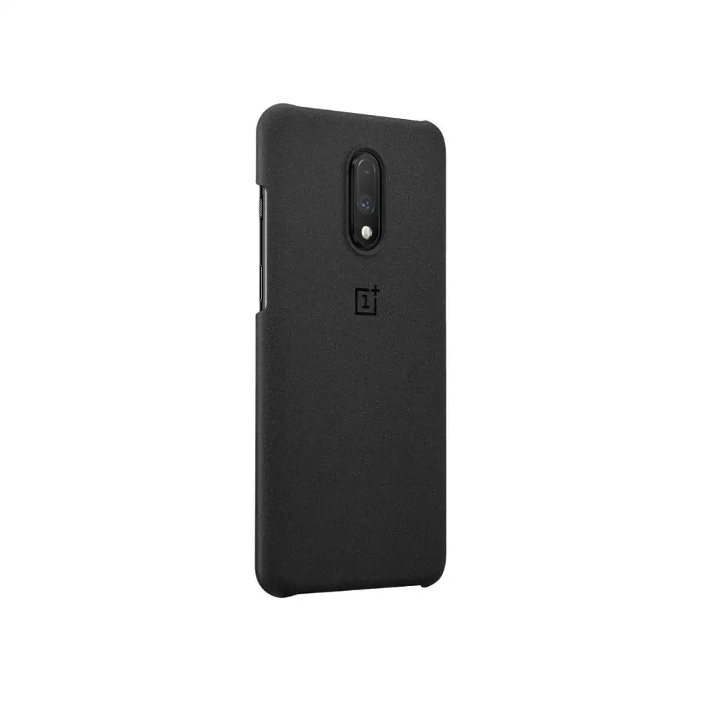 Официальный чехол OnePlus 7 на заказ силиконовый песчаник нейлоновый бампер откидная крышка Закаленное стекло для оригинального OnePlus 7