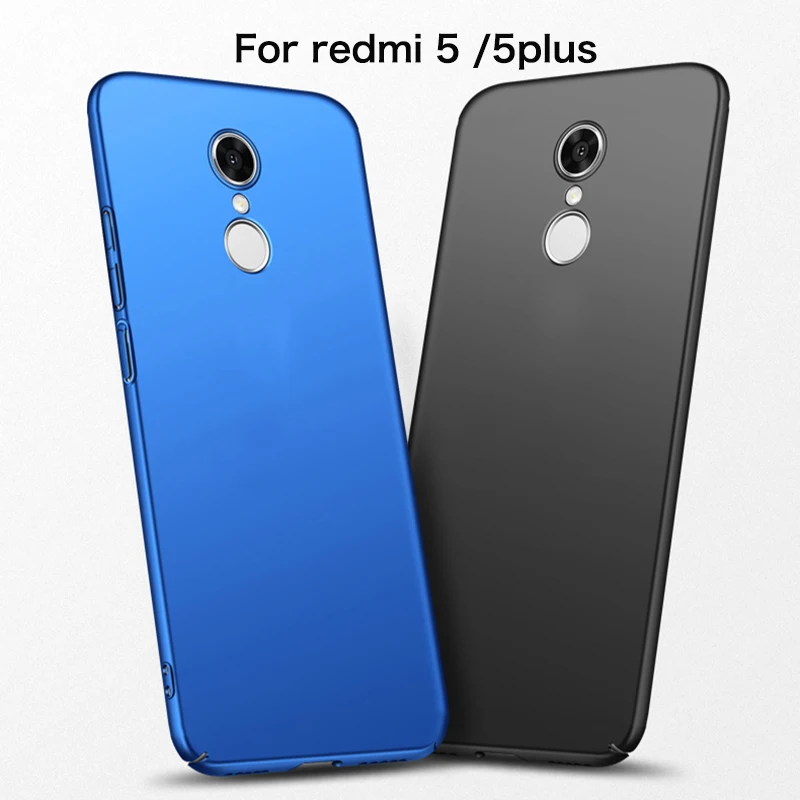 Полный Чехол для Xiaomi Redmi 5 Plus Жесткий Бампер матовый чехол на Fundas ПК |