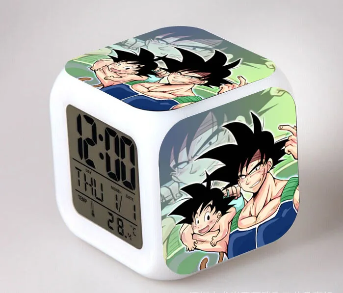 27 Аниме фигурки Dragon Ball z светодиодный цветной сенсорный светильник Супер Saiyan God супер Гоку Вегета будильник ПВХ Супер Figma детские игрушки - Цвет: 27