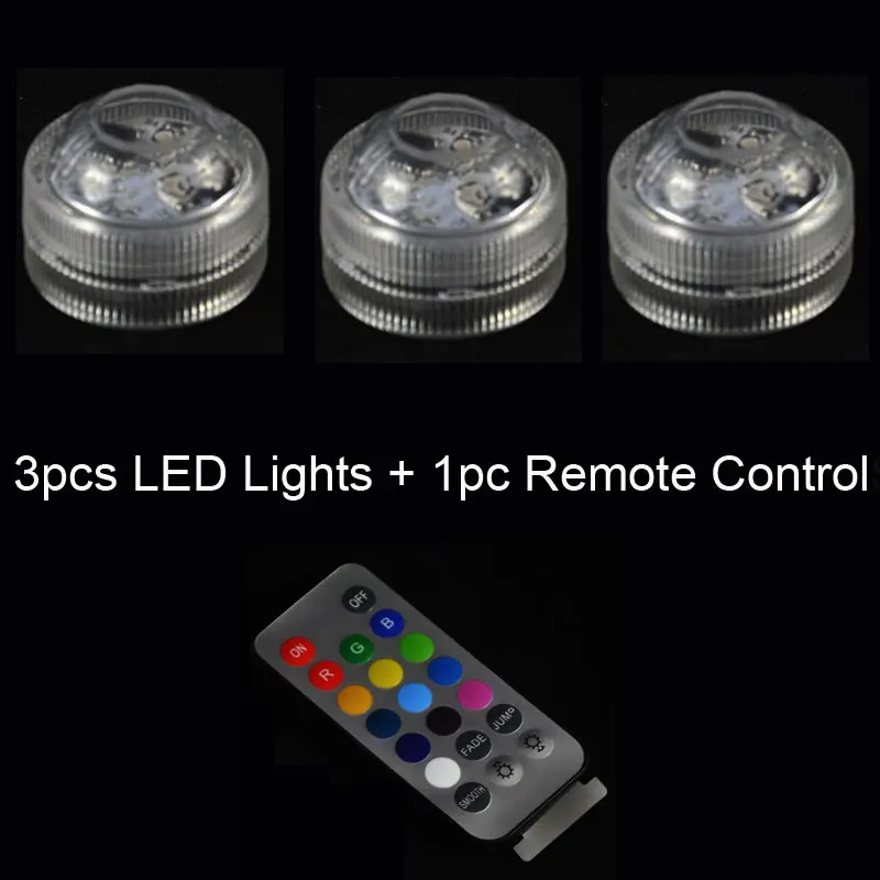 3 шт./лот разноцветная небольшая Светодиодная свеча на батарейках с долговечным