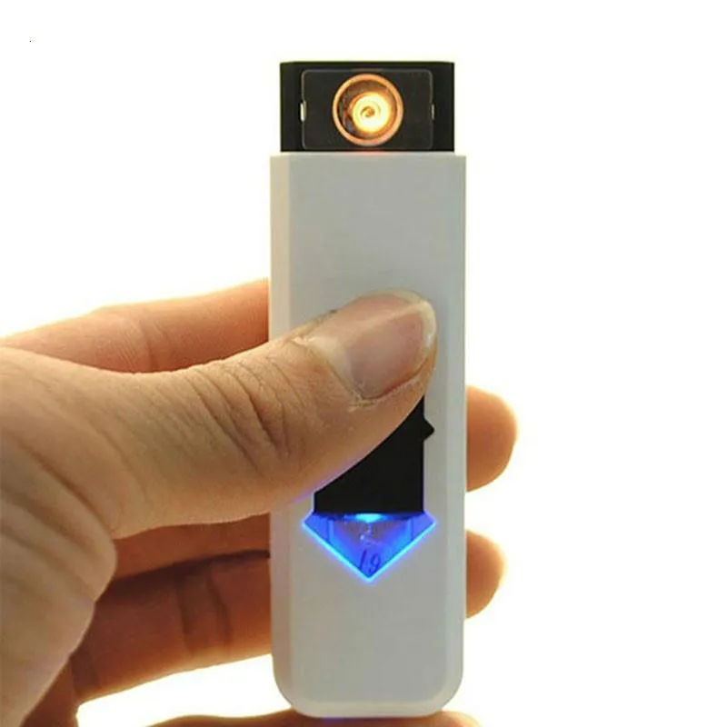 Ветрозащитная безпламенная USB Зажигалка Powstro Электронная сигарета без