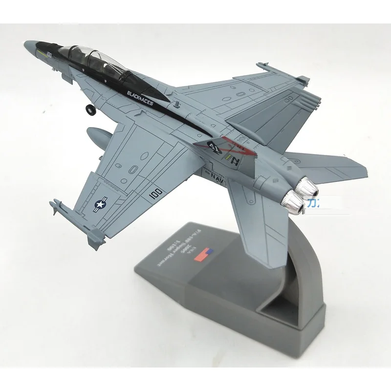 Amer USA F/A 18F Super Hornet самолёт 1/100 Готовая модель из сплава игрушка для