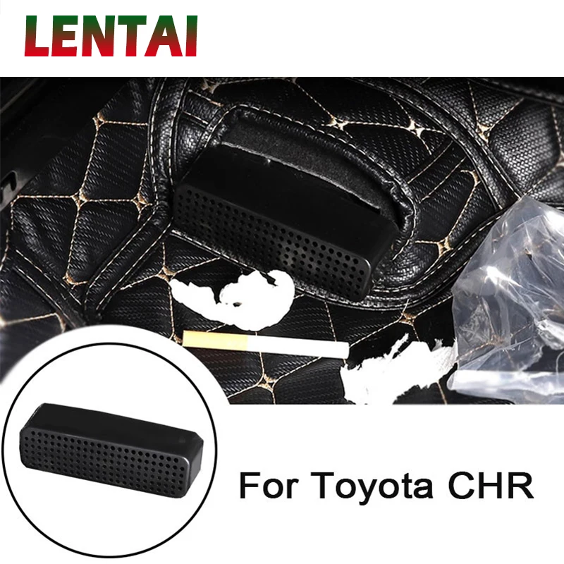 

LENTAI Auto Car Seat Air Hood Outlet Dust-proof Protective Cover Stickers Styling For Toyota CHR C-HR 2018 2017 2016 Accessories