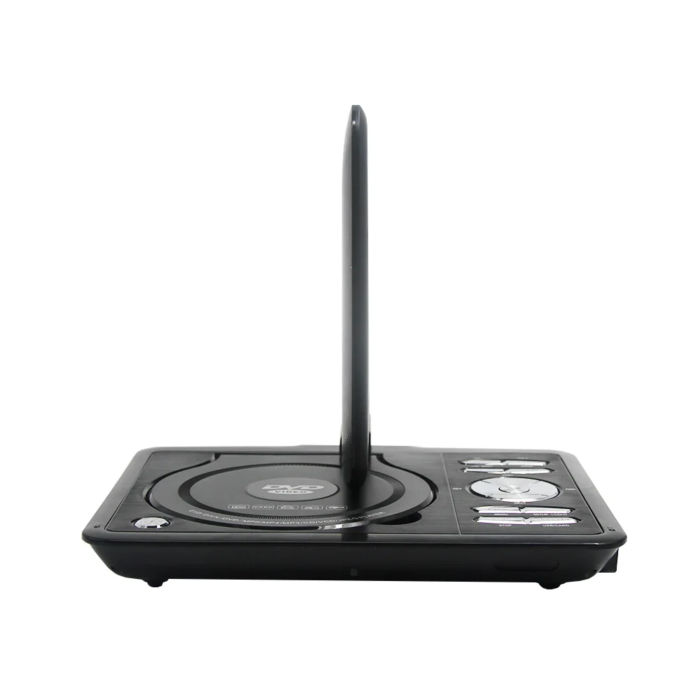 LONPOO dvd плеер 7 дюймов поворотный Портативный DIVX USB RCA SD ТВ portátil с Батарея наушники