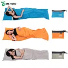 Легкий уличный спальный мешок с подкладкой из полиэстера Pongee, портативный одиночный спальный мешок для кемпинга, путешествий, отеля, спальный мешок 75*210 см