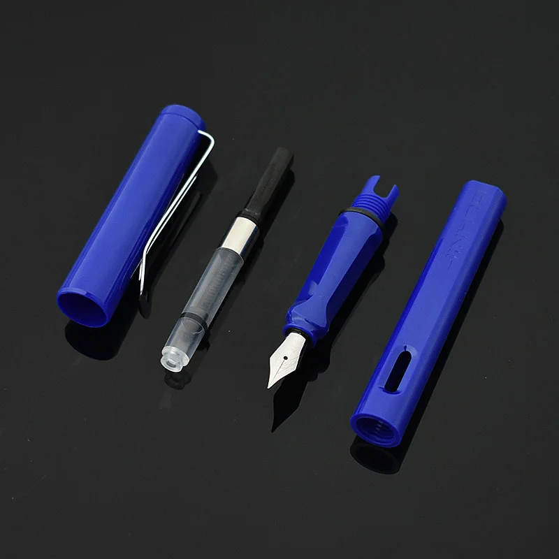 JINHAO 599A карамельный цвет пластиковая перьевая ручка с чернильным пакетом для