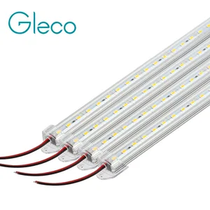 4 шт., Жесткая светодиодная лента 50 см с алюминиевым корпусом