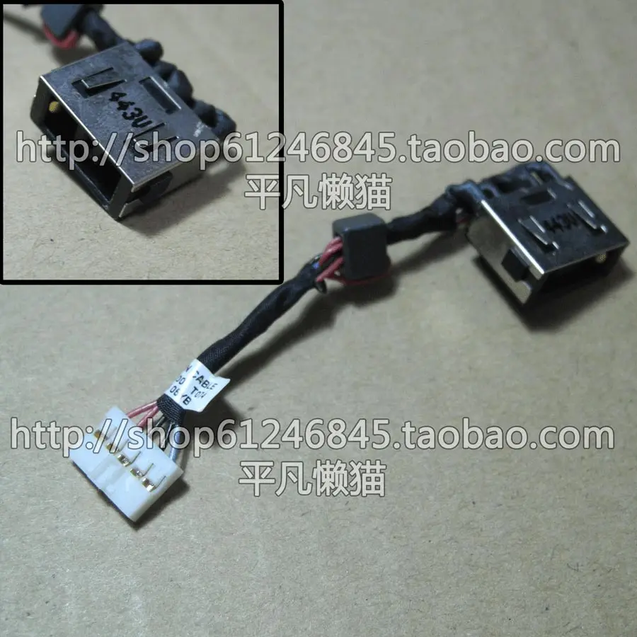 

Free shipping original For Lenovo LENOVO square mouth power interface power supply head DC30100SR00 ZAZ10