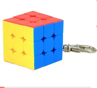 Cuberspeed Новый мини-брелок MoYu Cubing classity 3x3x3 матовый кубик без клея 3 0 см | Игрушки и