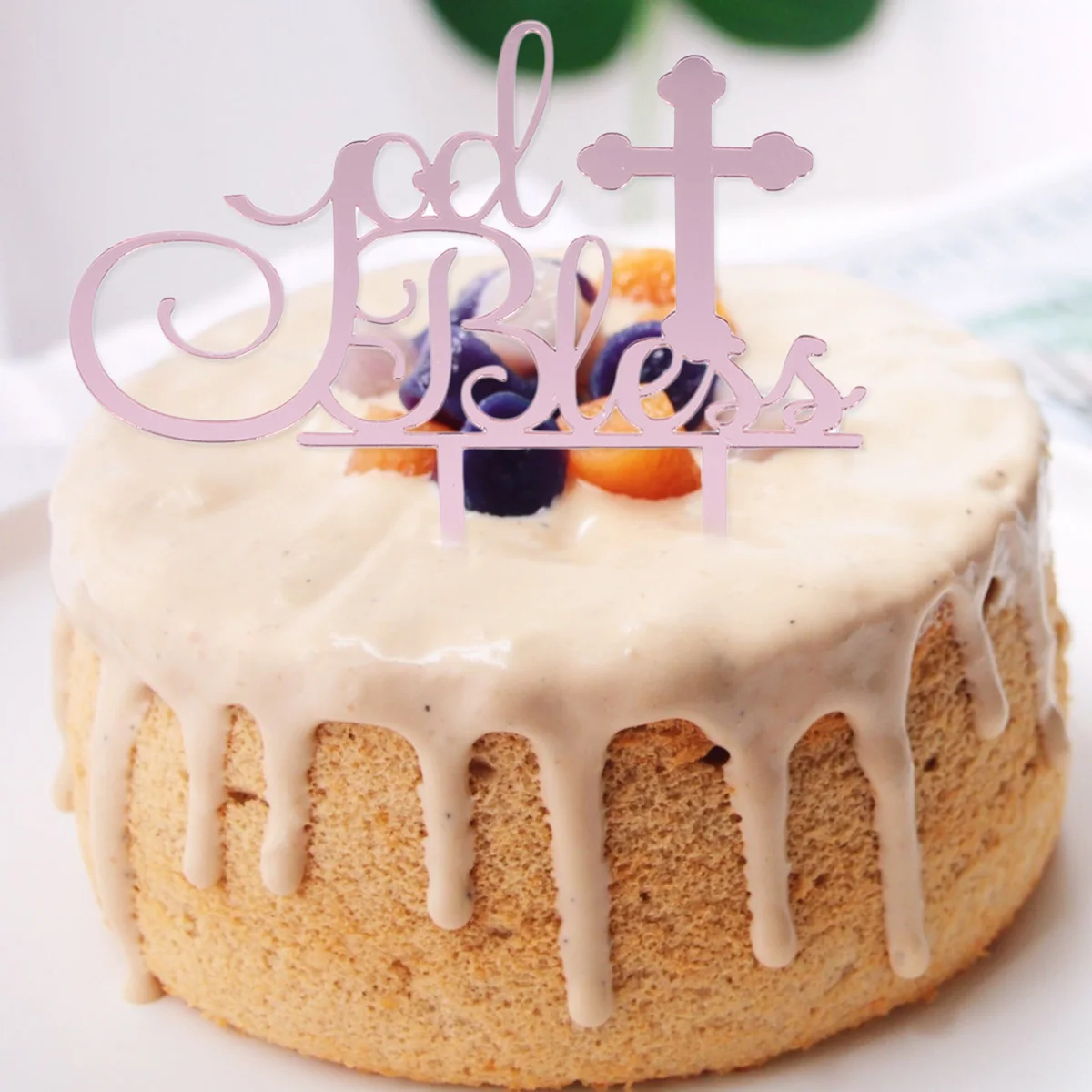 1 шт. акриловый Топпер для торта украшения вставки фруктовый десерт декоративные