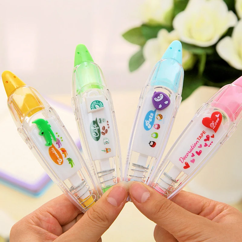 Корректирующая лента с 9 рисунками креативные декоративные ленты милыми