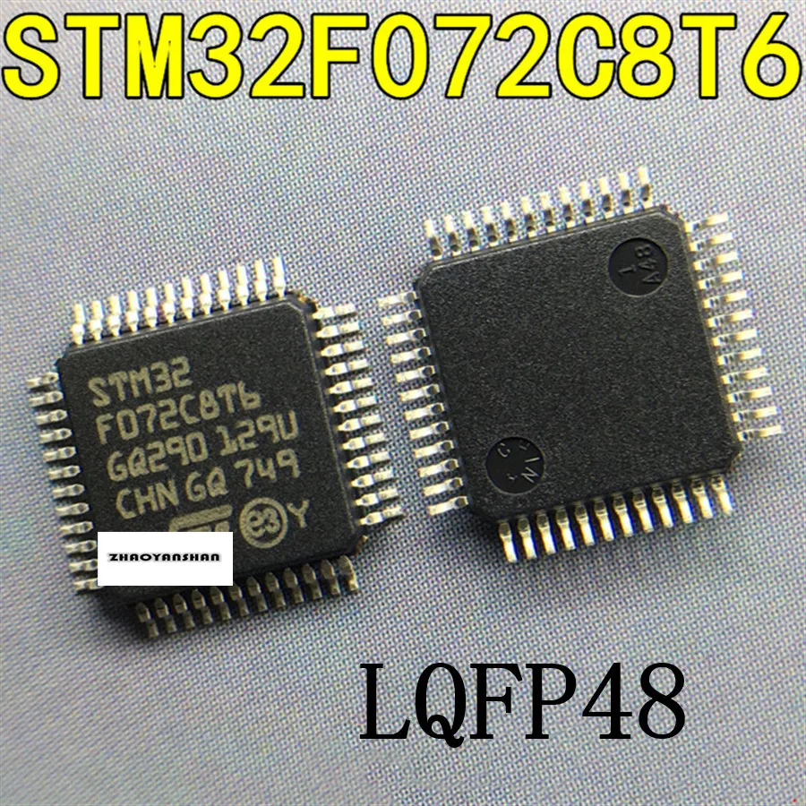 Новинка 90 шт. STM32F072C8T6 STM32F072 LQFP48 бесплатная доставка|Центральные процессоры| |