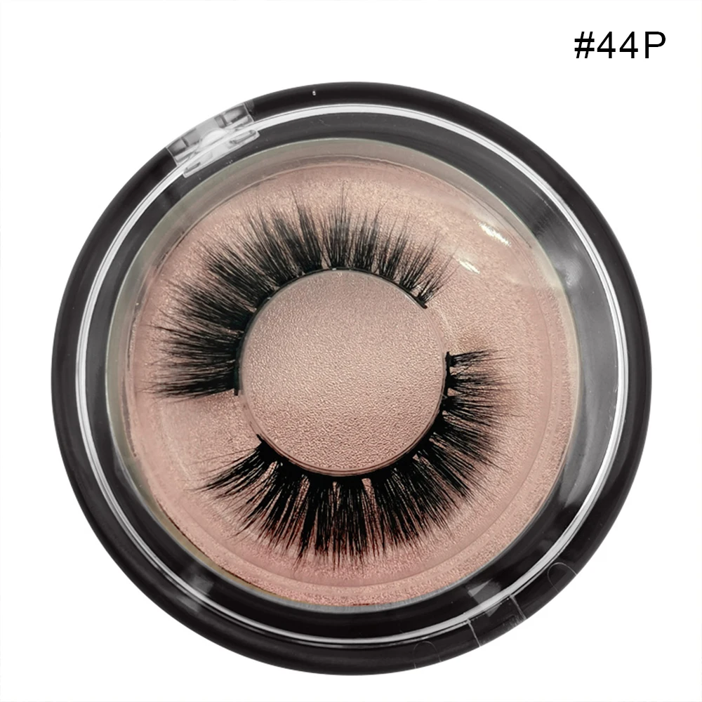 1 pair Natural Black Soft False Eyelashes 3D Mink Eyelash Eyelash Natural Eyelash Makeup Accessories Eyelash Extension