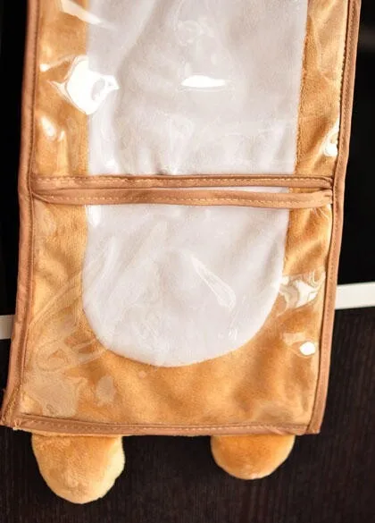 Супермилая мягкая плюшевая длинная подвесная сумка для хранения игрушек