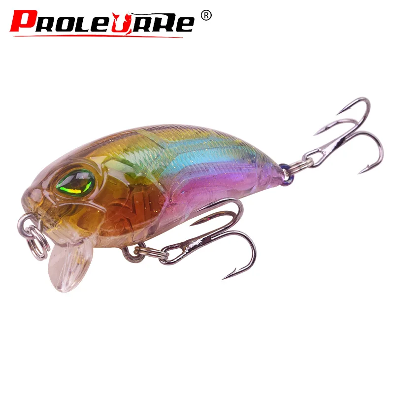 Рыболовные приманки Proleurre Topwater 5 см 8 г кренкбейт воблеры искусственная Лазерная