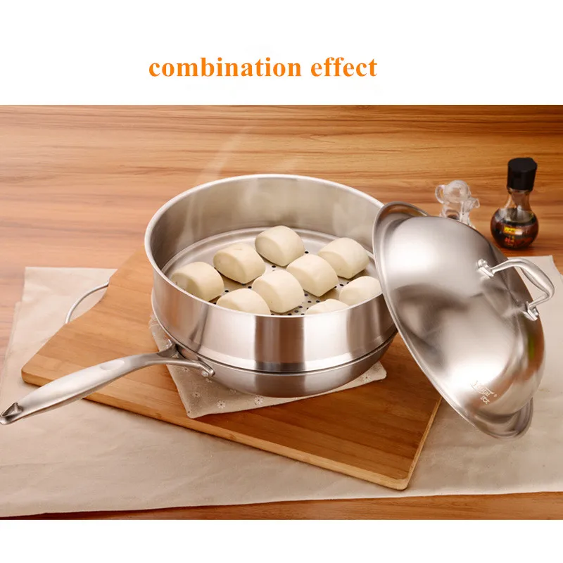Youtai 18/10stainless steel German cooking tools high-quality eco-friendly use for the diameter size of 28cm kitchen steamer | Дом и сад