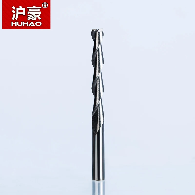 HUHAO 10 шт./лот хвостовик 3 175 мм 2 флейты спиральные фрезы для древесины CNC Концевая